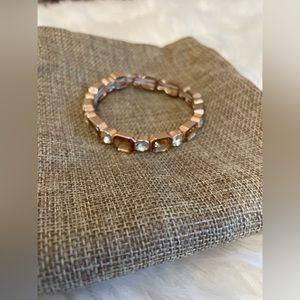 GOLD BRACELET- ROSE GOLD ACCENTS